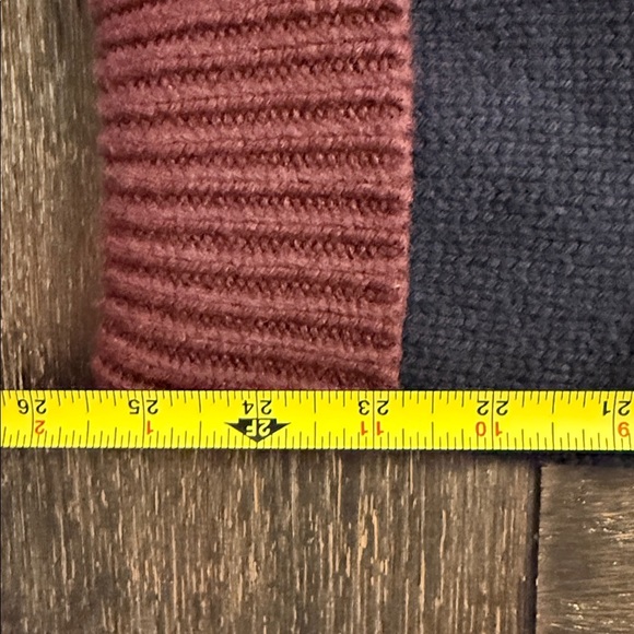 Polo Ralph Lauren Navy and Burgundy Cardigan Sweater - Picture 4 of 4